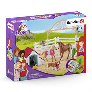 Schleich Horse Club Hannah's Guest Horses with Ruby the Dog 42458